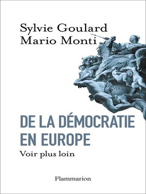 cover image of De la démocratie en Europe. Voir plus loin
